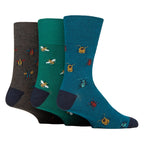 Gentle Grip 6 Pairs RHS Soft Top Non Elastic Diabetic Socks For Men