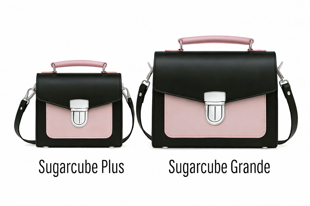 Zatchels Rose Truffle Sugarcube Handmade Leather Handbag