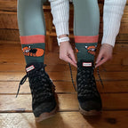 Bare Kind Save the Red Pandas Bamboo Socks