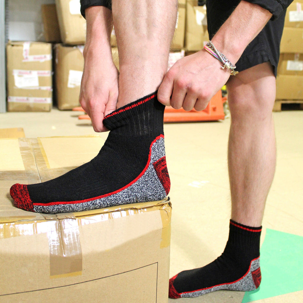 Sock Snob Mens Ankle Soft Breathable Bamboo Work Socks for Summer Multipack Options