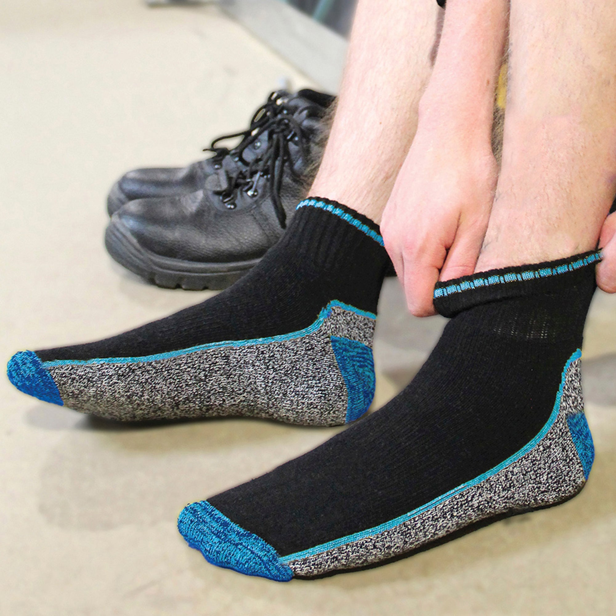 Sock Snob Mens Ankle Soft Breathable Bamboo Work Socks for Summer Multipack Options