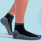 Sock Snob Mens Ankle Soft Breathable Bamboo Work Socks for Summer Multipack Options