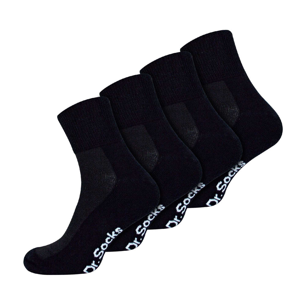 Dr.Socks 4 Pack Extra Wide Bamboo Diabetic Ankle Socks