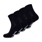 Dr.Socks 4 Pack Extra Wide Bamboo Diabetic Ankle Socks