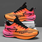 Mens Breathable Mesh Height Increasing Waterproof Lace Up X5 Running Trainers