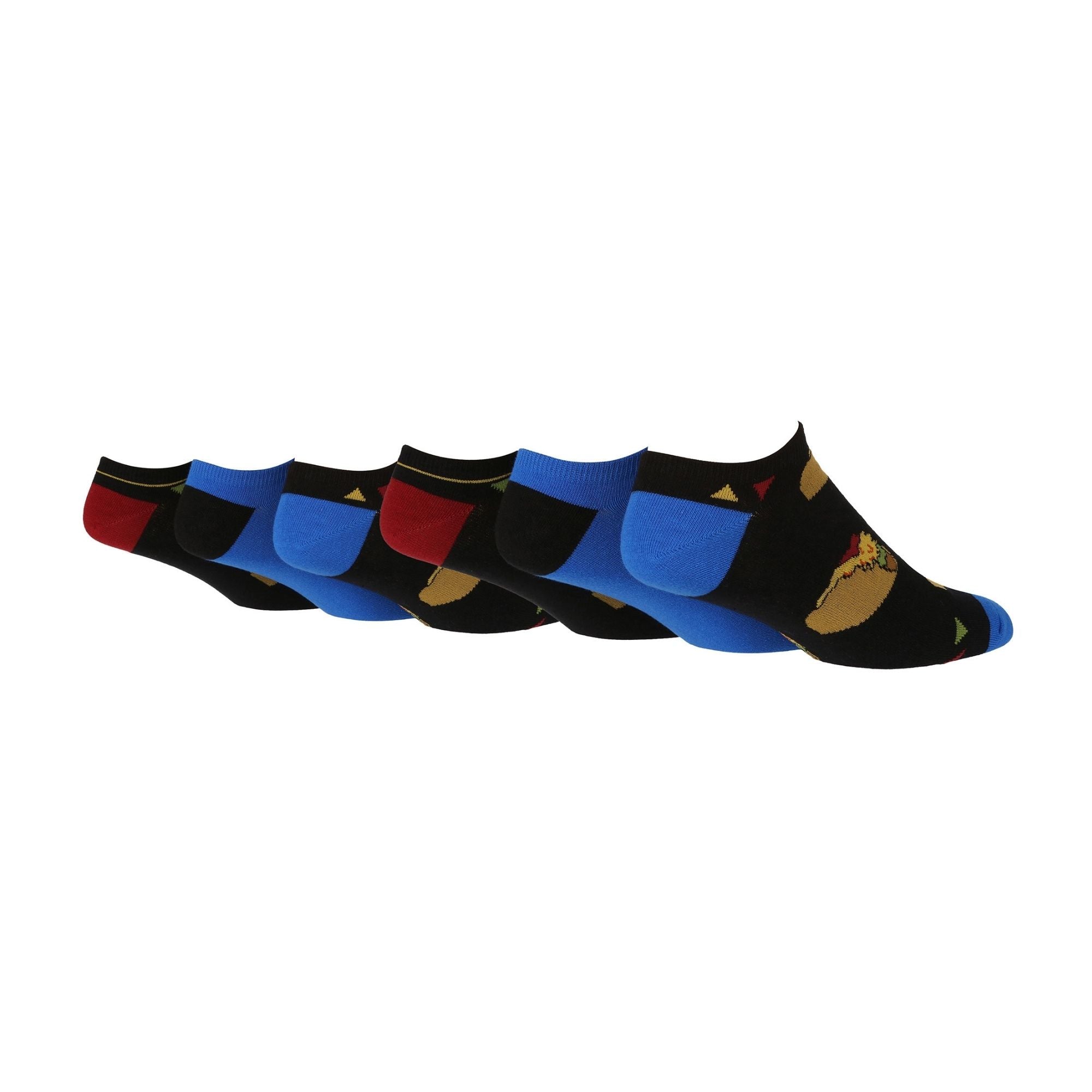 Sock Snob 6 Pairs Mens Novelty Trainer Socks