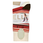 Elle 2 Pack Womens Striped and Plain Bamboo Socks
