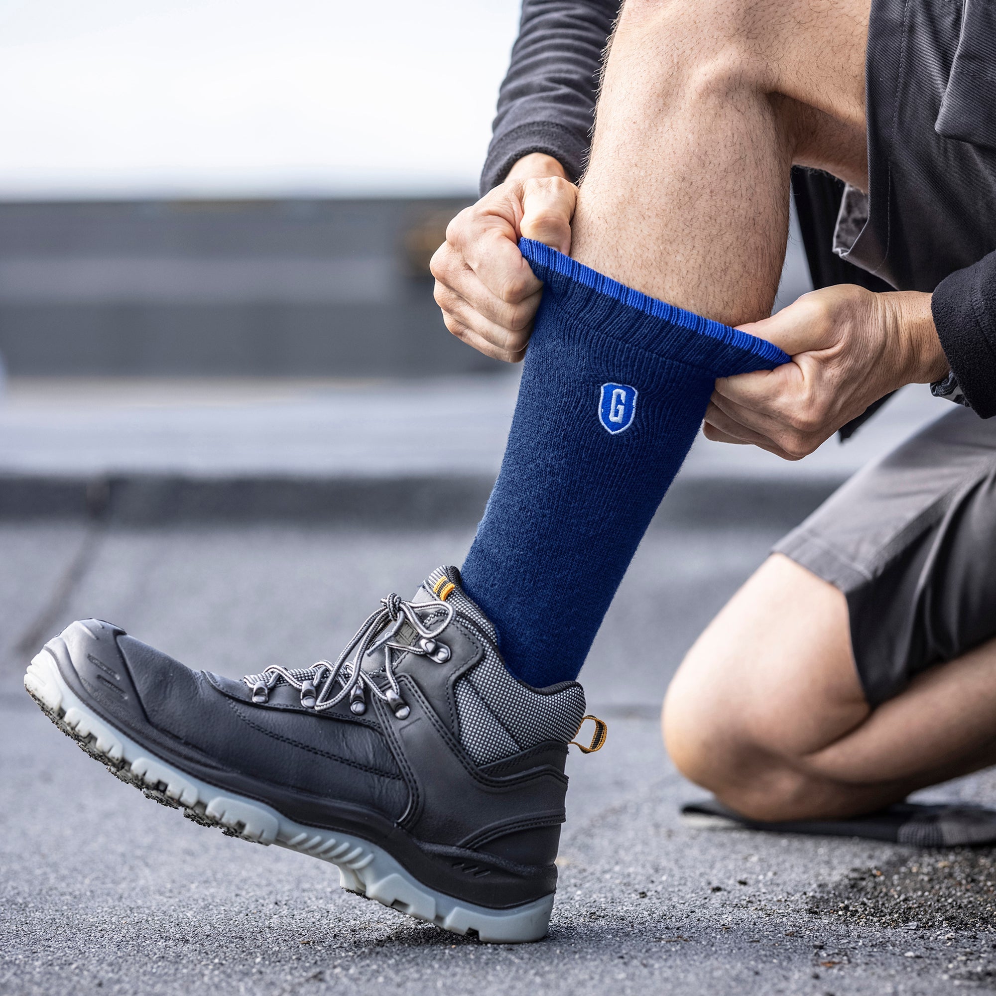 Blueguard 3 Pack Mens Ultra Durable Work Socks: Heavy Duty for Steel Toe Boots