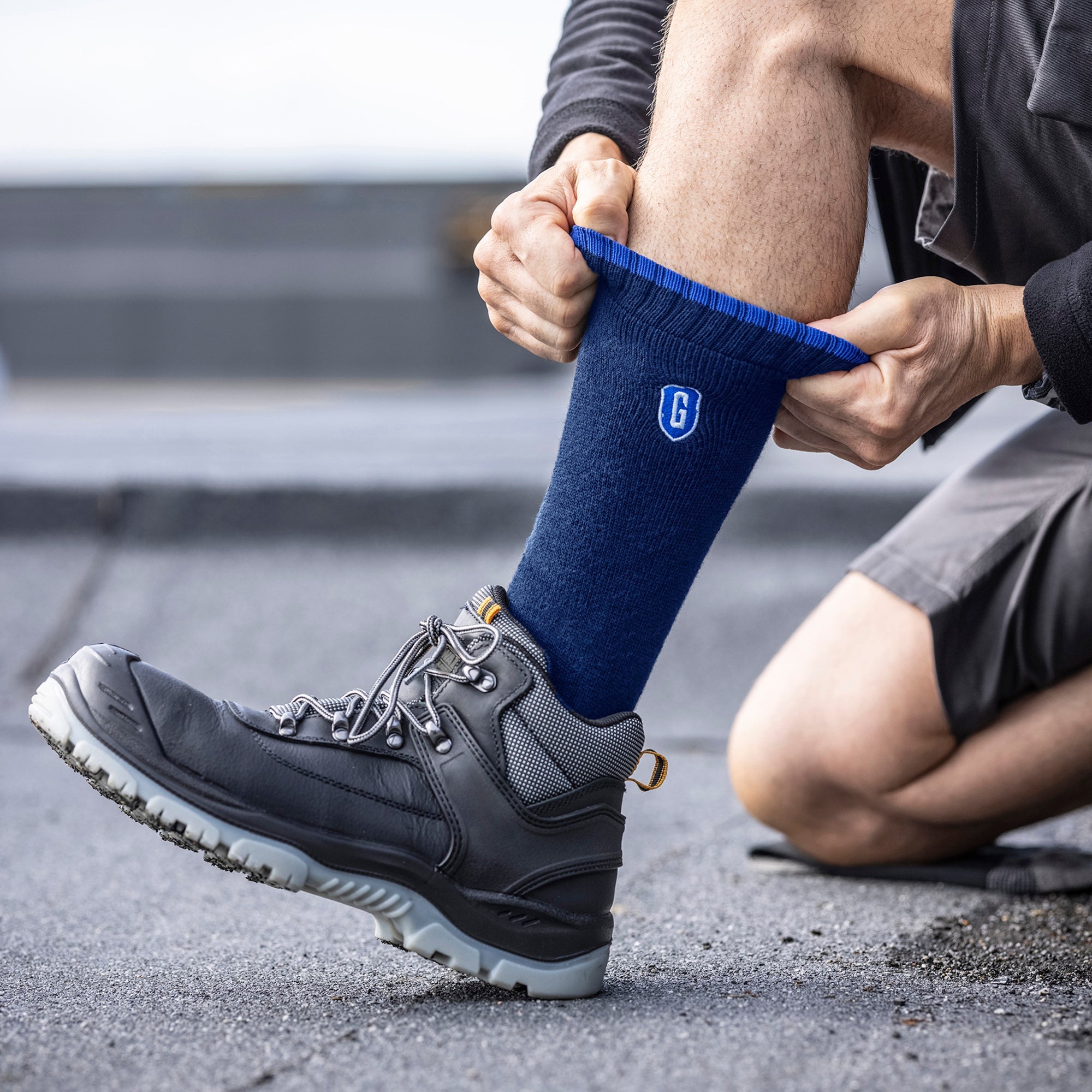 Blueguard Anti Abrasion Heavy Duty Work Socks for Steel Toe Boots