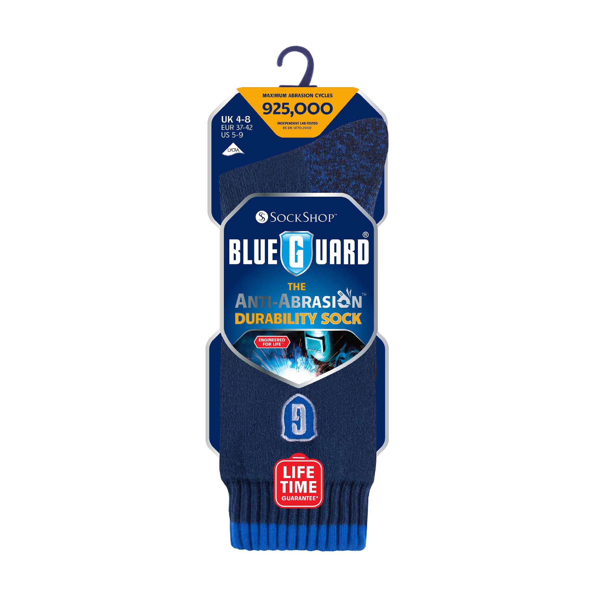 Blueguard Anti Abrasion Heavy Duty Work Socks for Steel Toe Boots