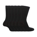 Sock Snob 6 Pack Girls and Boys Plain Soft Breathable Cotton School Socks (3 Sizes)