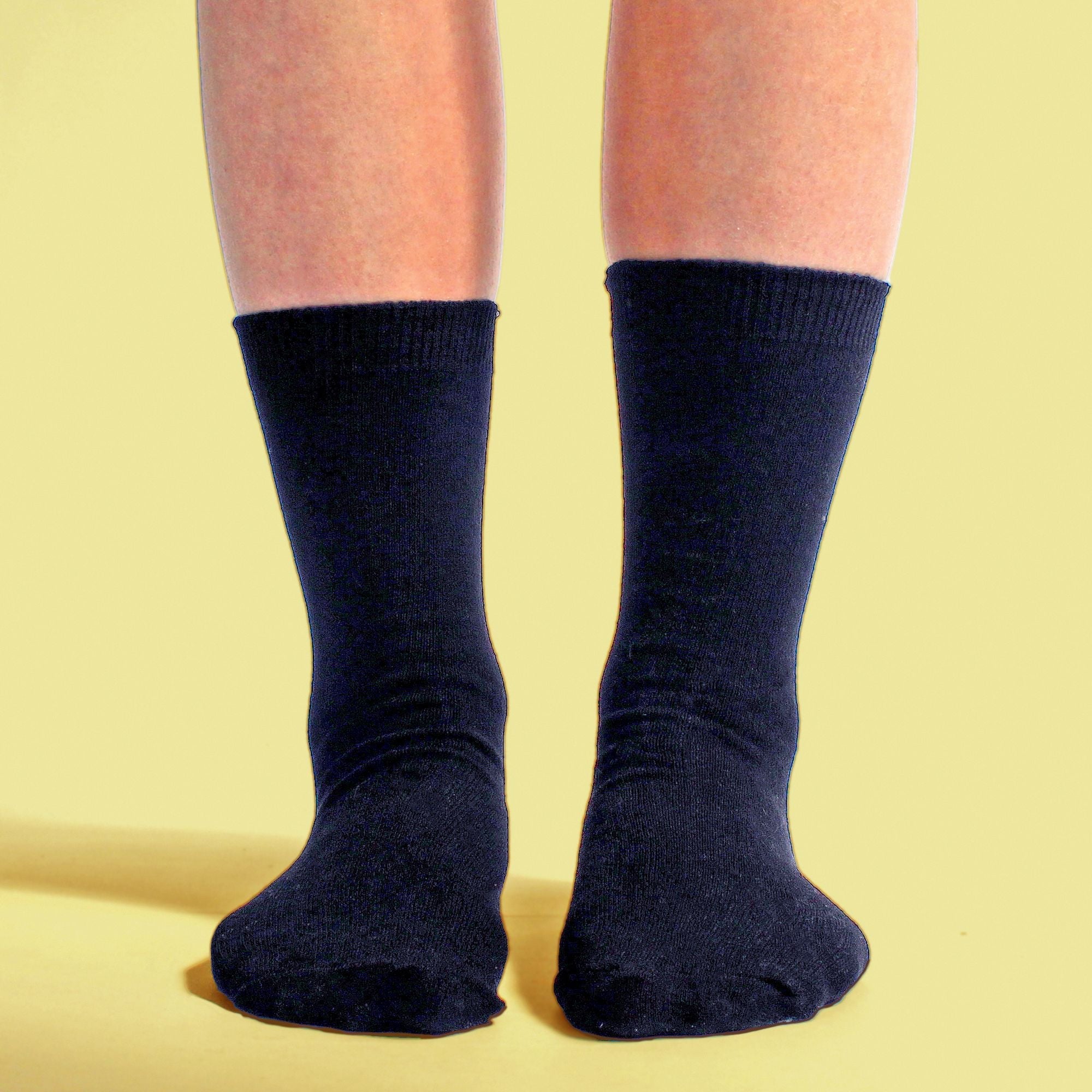 Sock Snob 6 Pack Girls and Boys Plain Soft Breathable Cotton School Socks (3 Sizes)