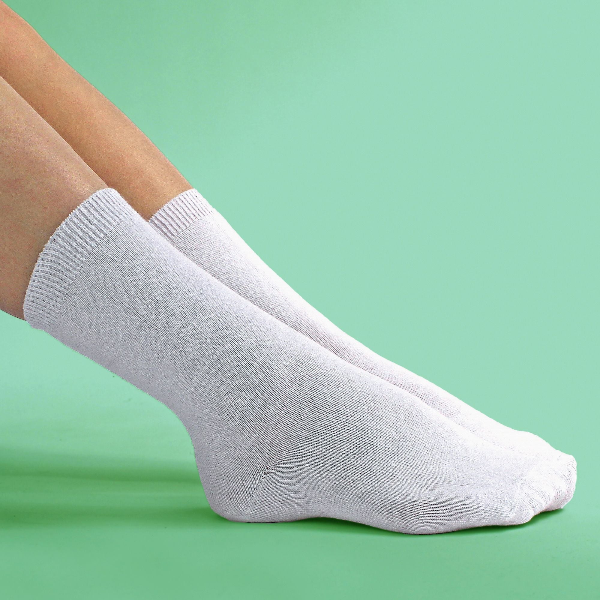 Sock Snob 12 Pair Plain Kids School Soft Breathable Cotton Rich Socks