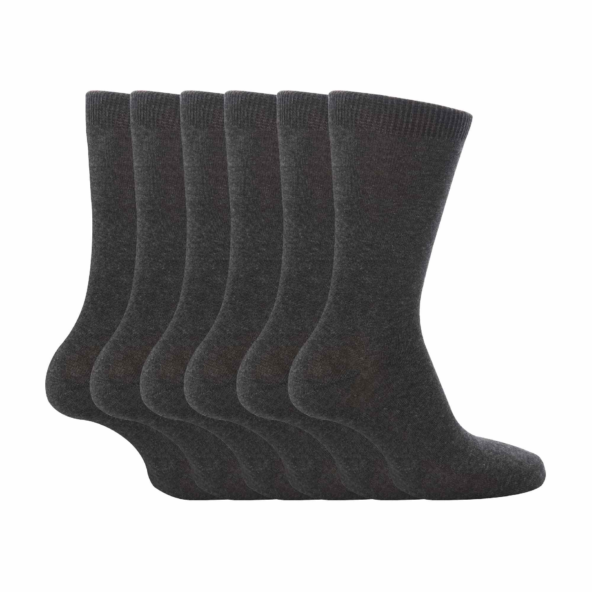 Sock Snob 6 Pack Girls and Boys Plain Soft Breathable Cotton School Socks (3 Sizes)