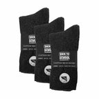 Sock Snob 6 Pack Girls and Boys Plain Soft Breathable Cotton School Socks (3 Sizes)