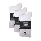 Sock Snob 6 Pack Girls and Boys Plain Soft Breathable Cotton School Socks (3 Sizes)