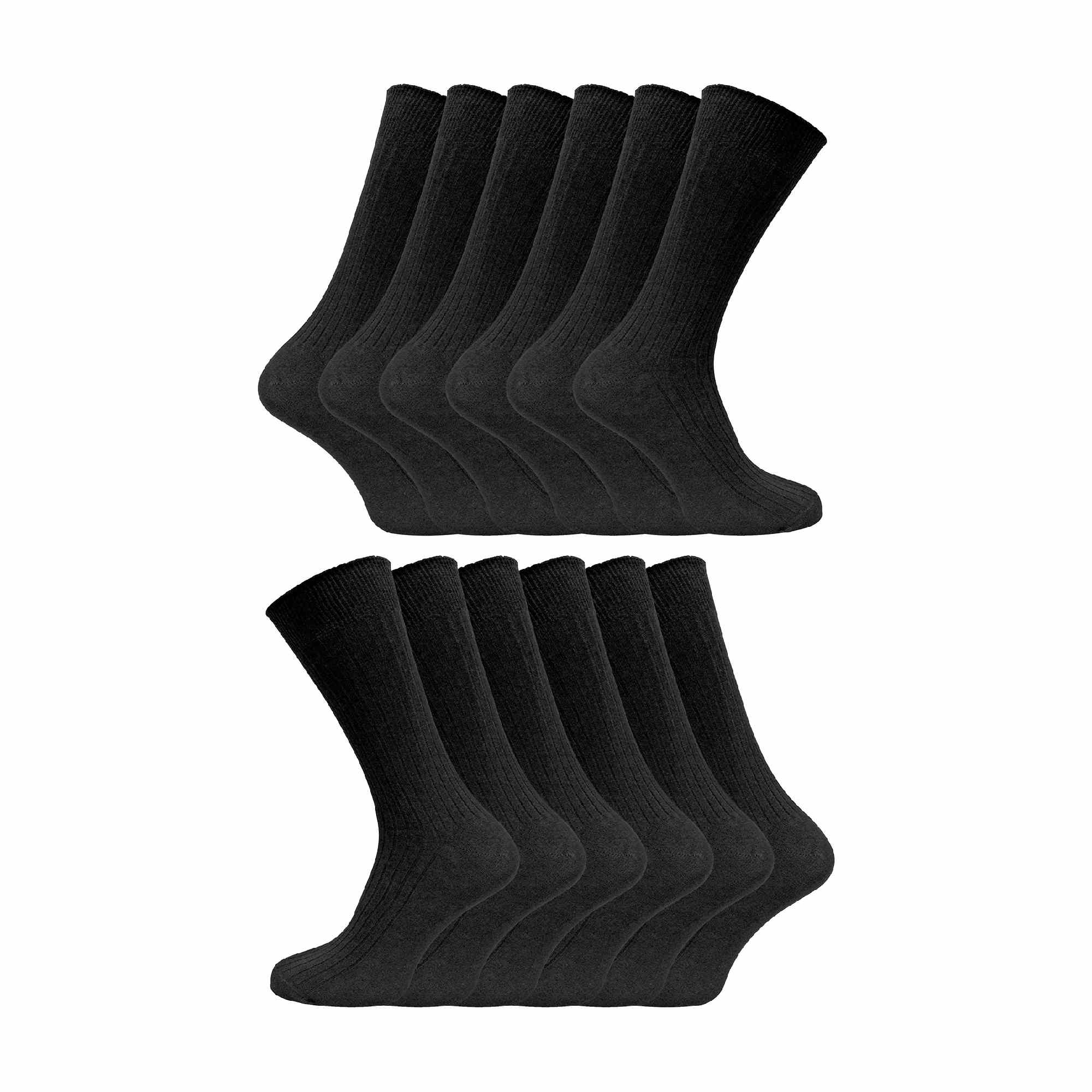 Sock Snob Mens Thin Soft Cotton Plain Coloured Socks (Multipack Options)