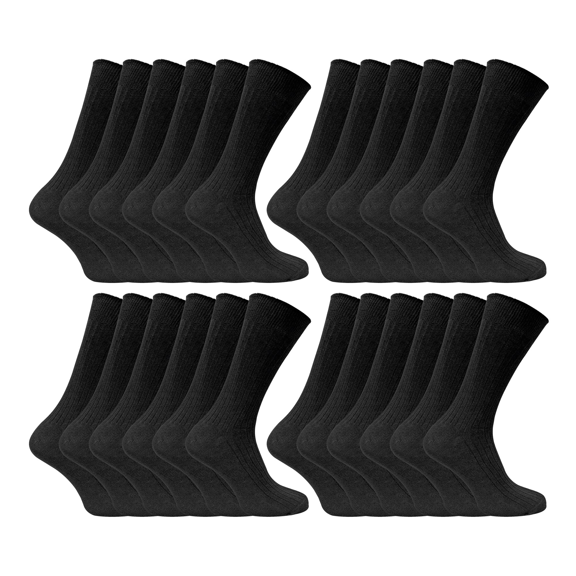 Sock Snob Mens Thin Soft Cotton Plain Coloured Socks (Multipack Options)
