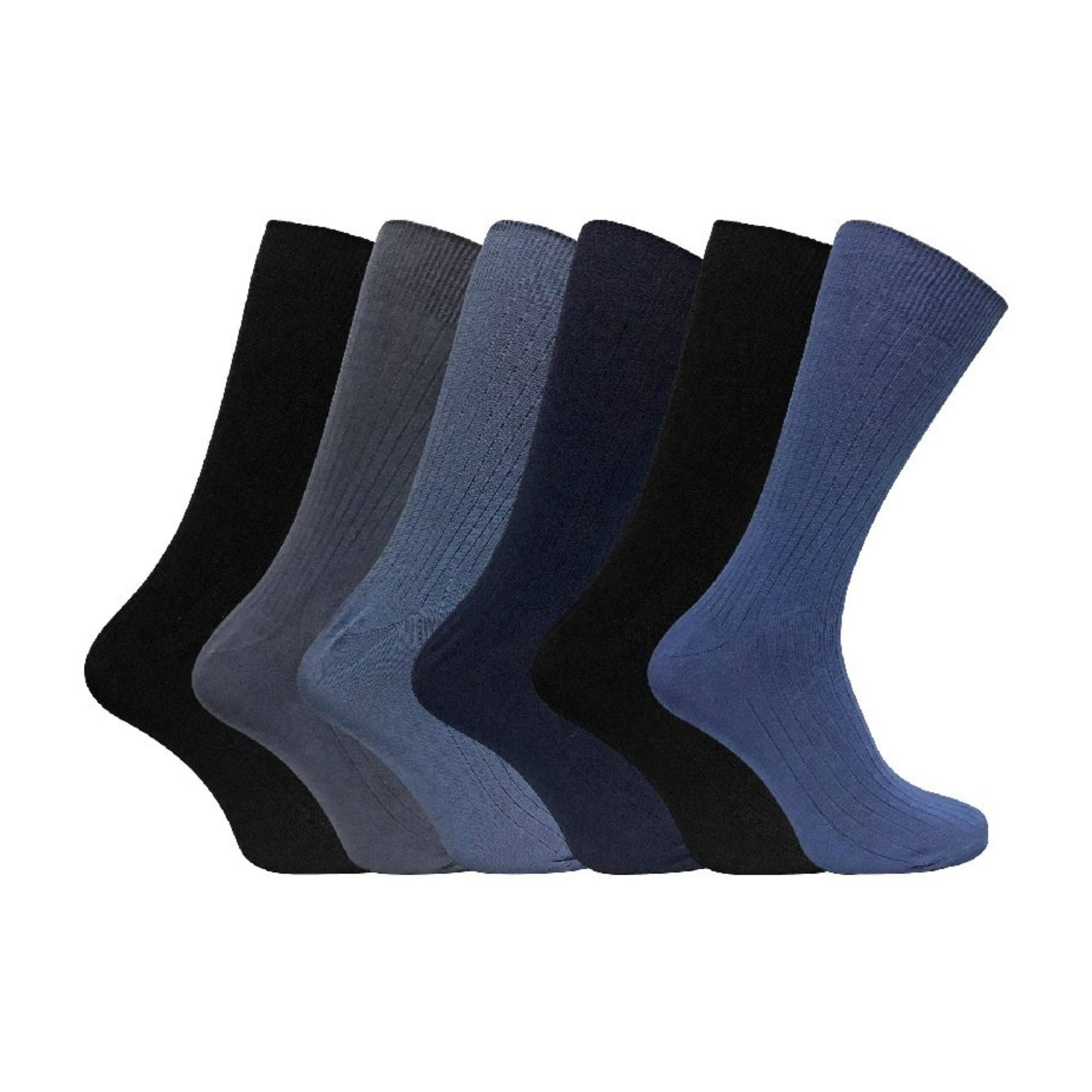 Sock Snob Mens Thin Soft Cotton Plain Coloured Socks (Multipack Options)