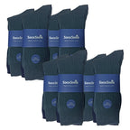 Sock Snob Mens Thin Soft Cotton Plain Coloured Socks (Multipack Options)