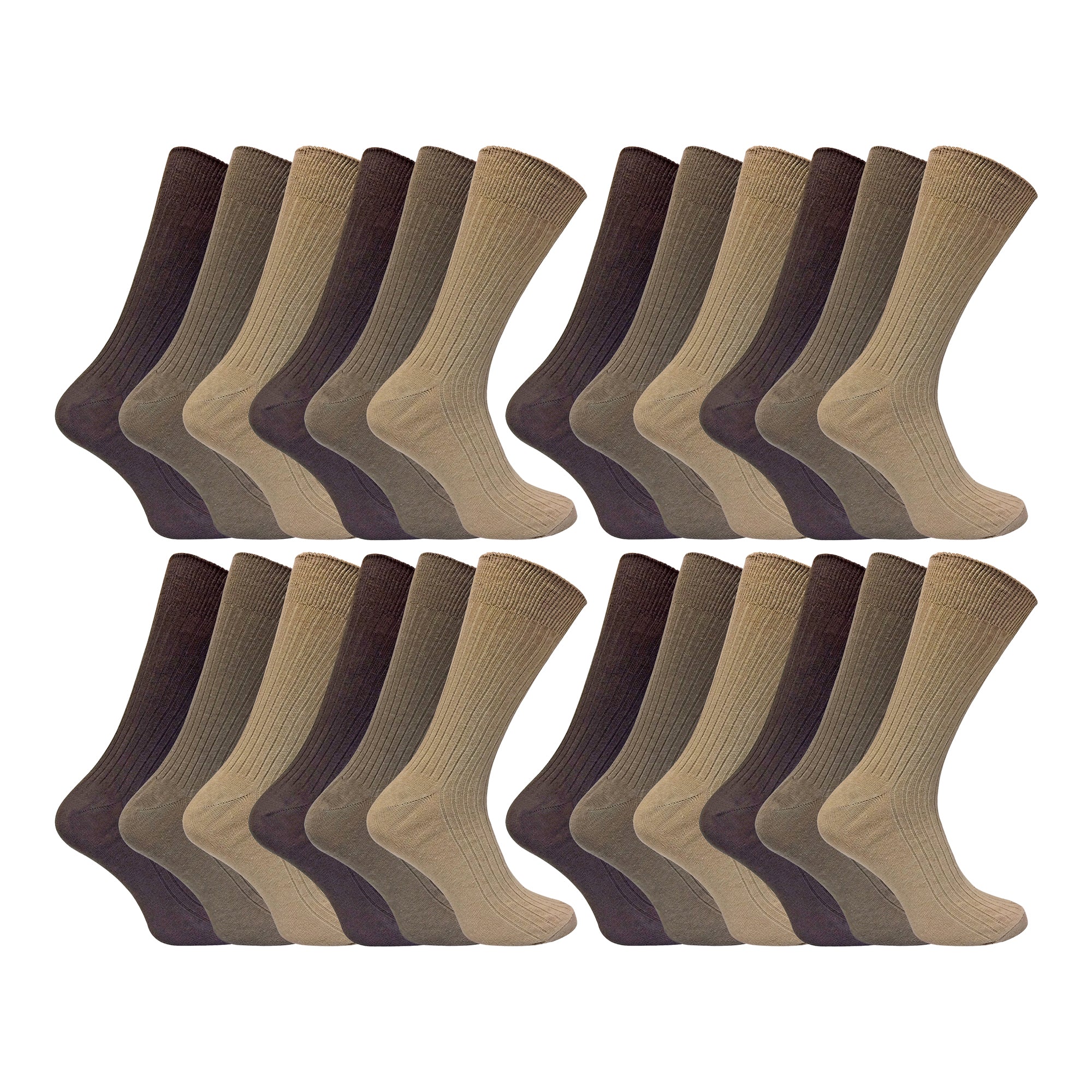 Sock Snob Mens Thin Soft Cotton Plain Coloured Socks (Multipack Options)
