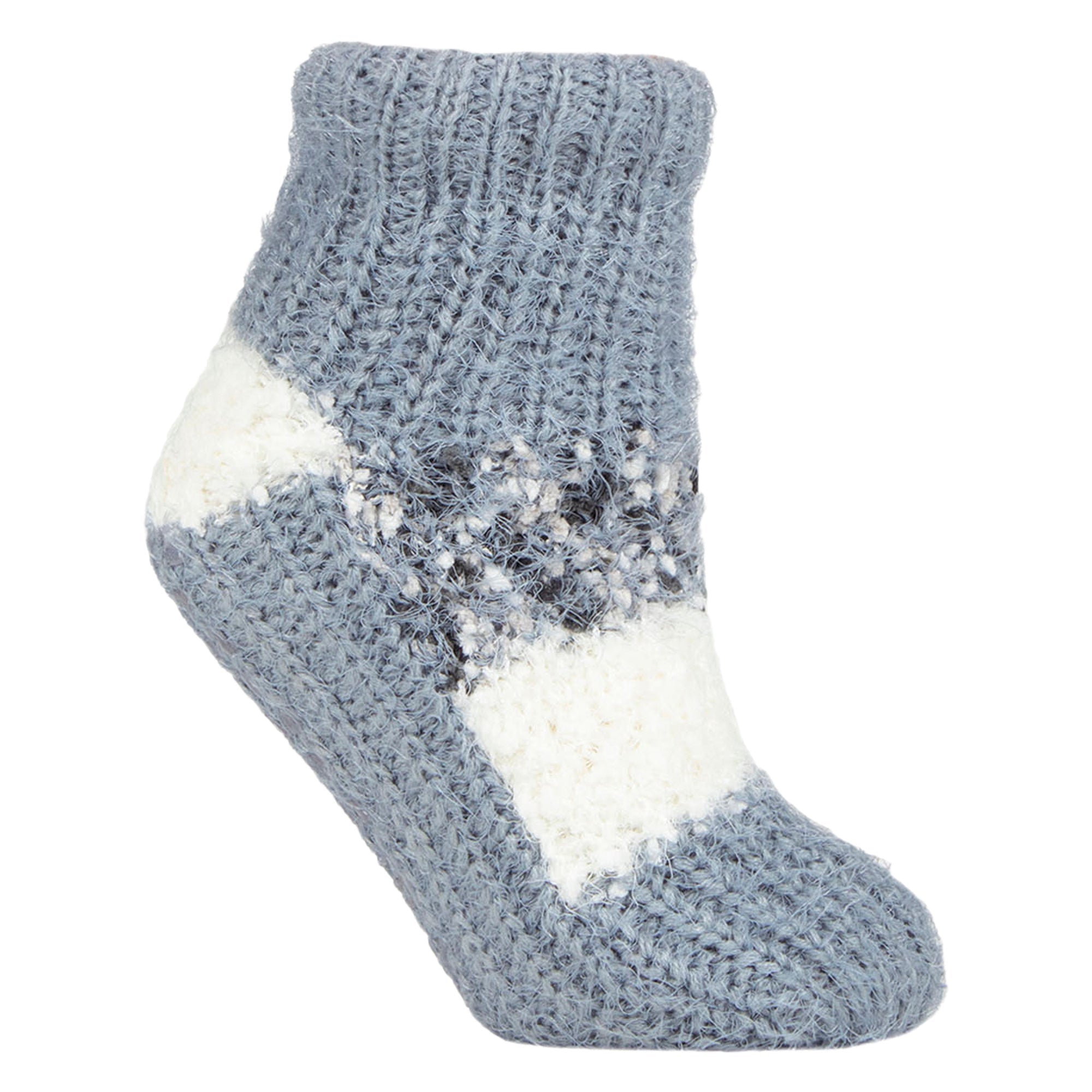 Elle 1 Pair Womens Sherpa Lined Slipper Socks