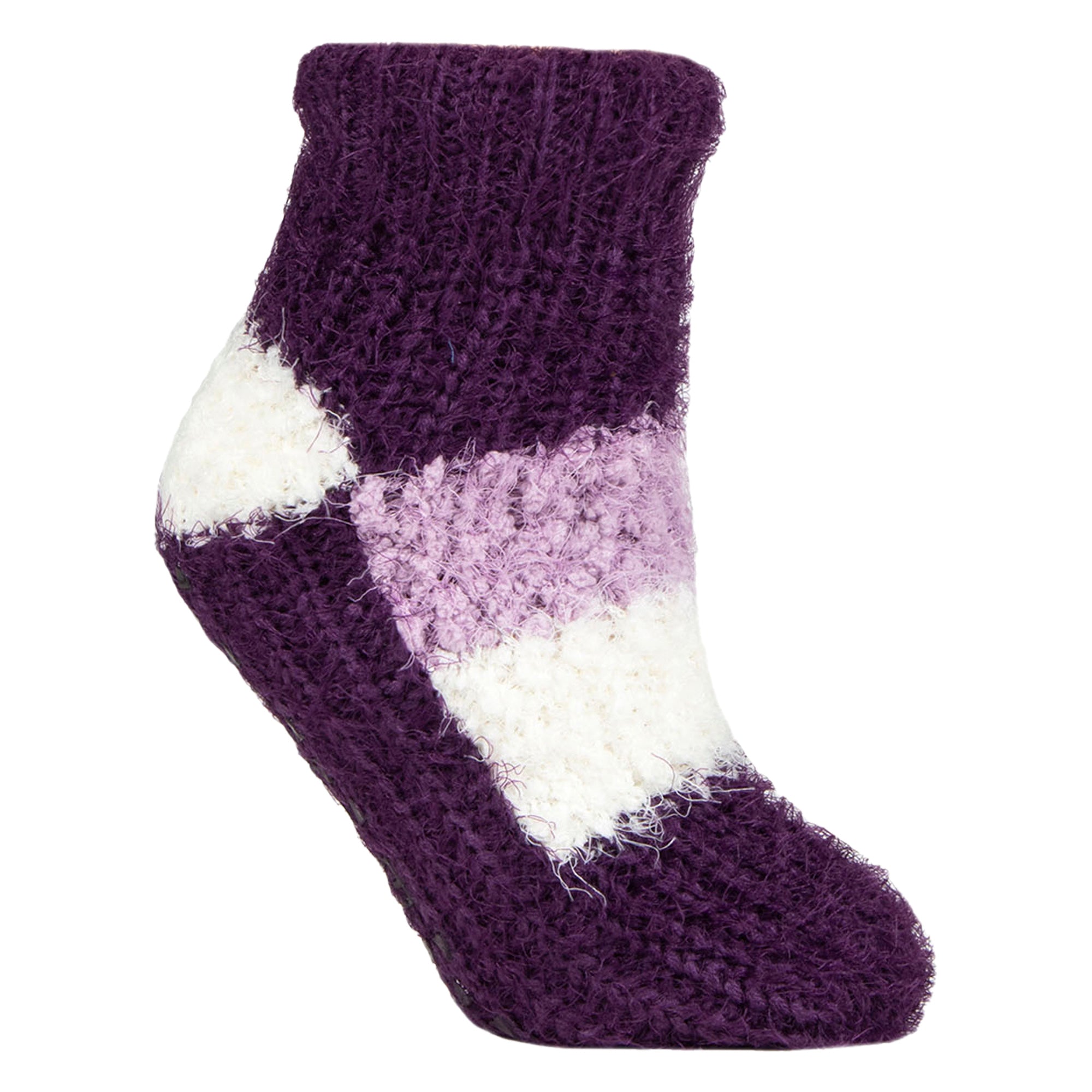 Elle 1 Pair Womens Sherpa Lined Slipper Socks