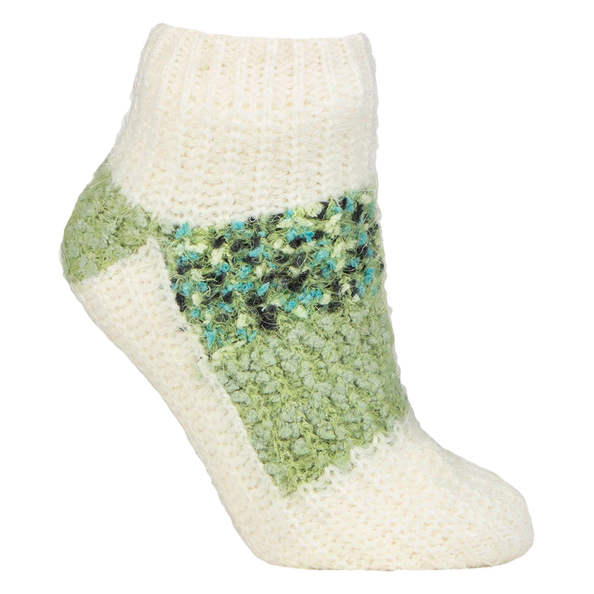 Elle 1 Pair Womens Sherpa Lined Slipper Socks