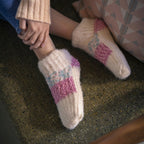 Elle 1 Pair Womens Sherpa Lined Slipper Socks