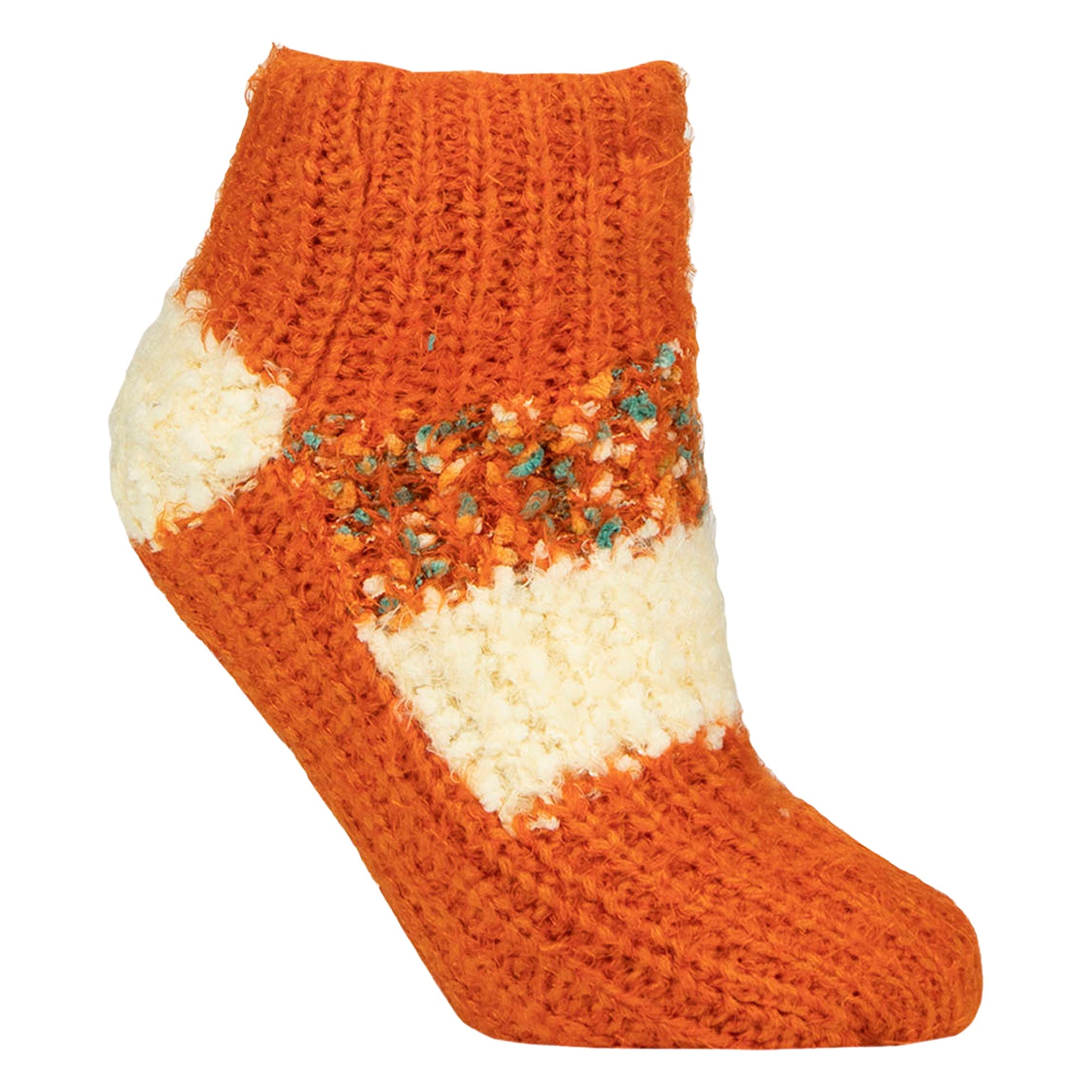 Elle 1 Pair Womens Sherpa Lined Slipper Socks