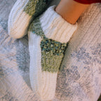 Elle 1 Pair Womens Sherpa Lined Slipper Socks