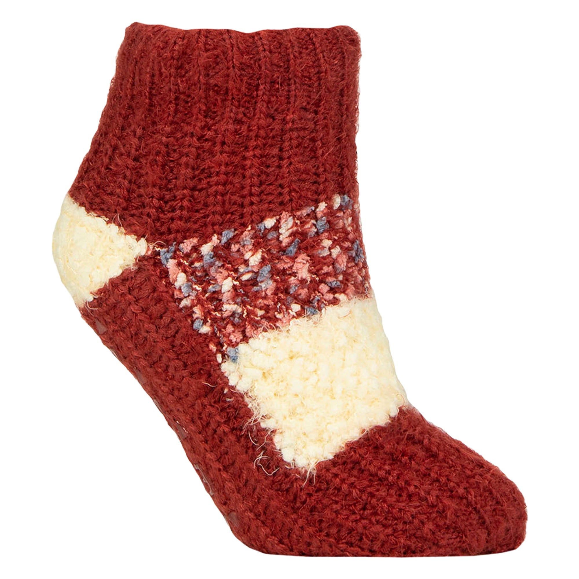 Elle 1 Pair Womens Sherpa Lined Slipper Socks