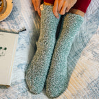 Elle 2 Pack Womens Two Tone Cosy Bed and Home Socks
