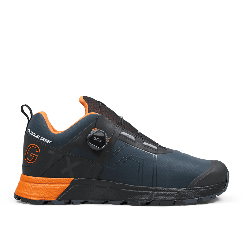 Solid Gear SG16004 Bound GTX Low Non-Safety Work Trainers Blue/Orange