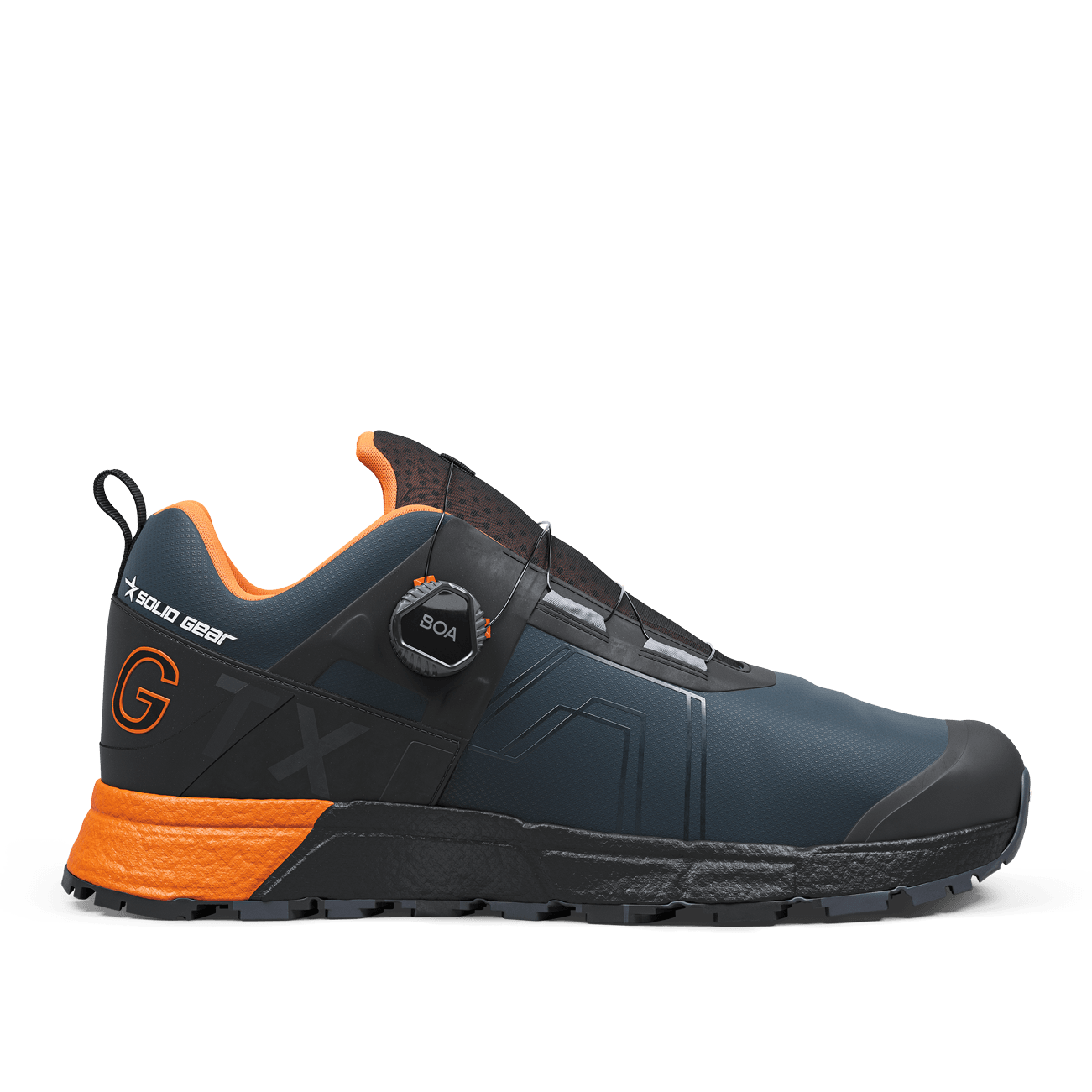 Solid Gear SG16004 Bound GTX Low Non-Safety Work Trainers Blue/Orange