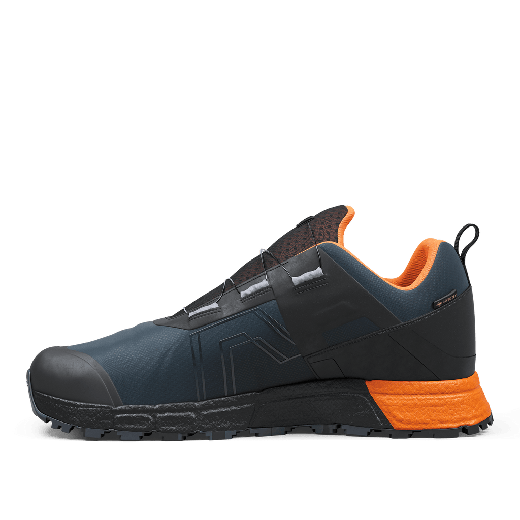 Solid Gear SG16004 Bound GTX Low Non-Safety Work Trainers Blue/Orange