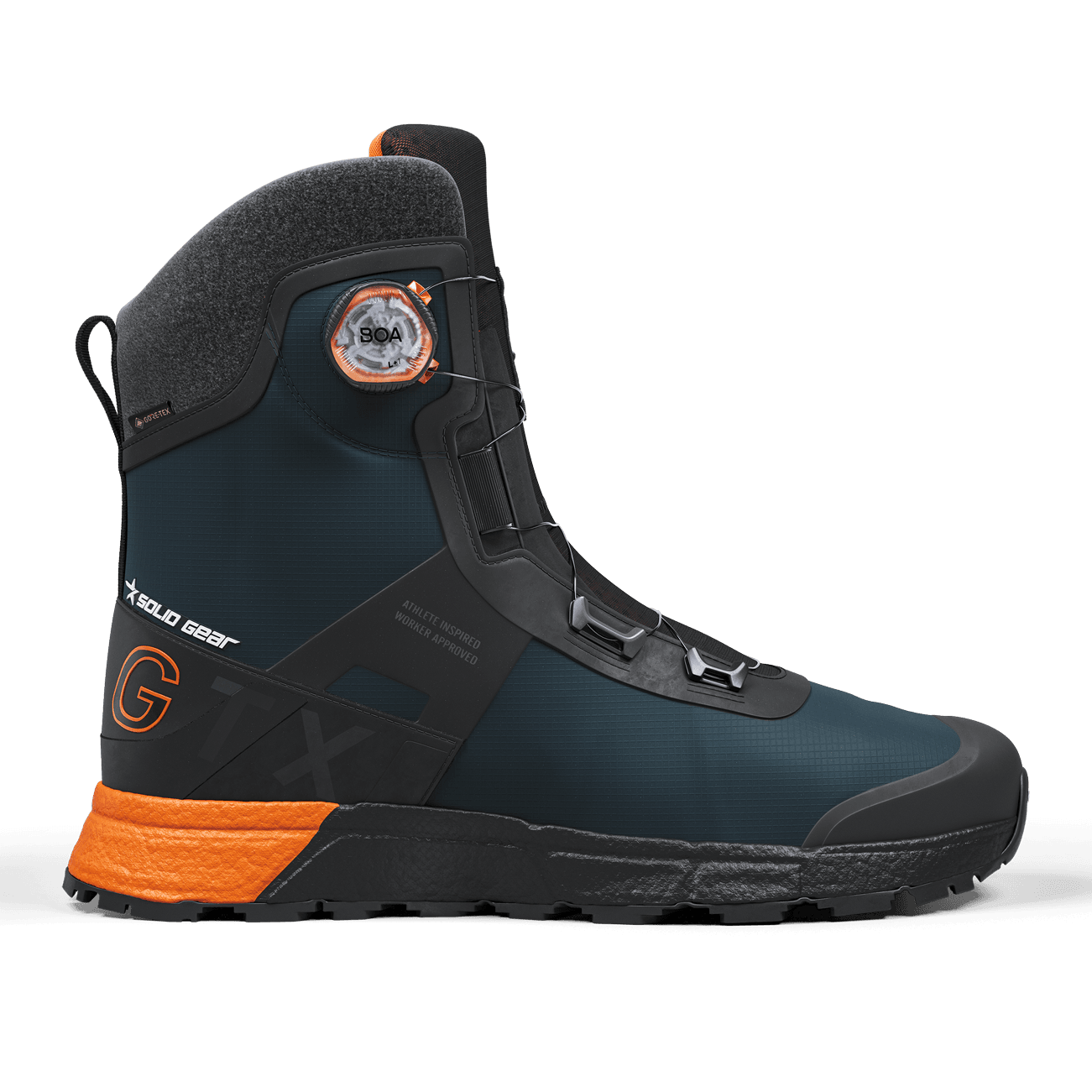 Solid Gear SG16006 Bound GTX High Non-Safety Boots Blue/Orange