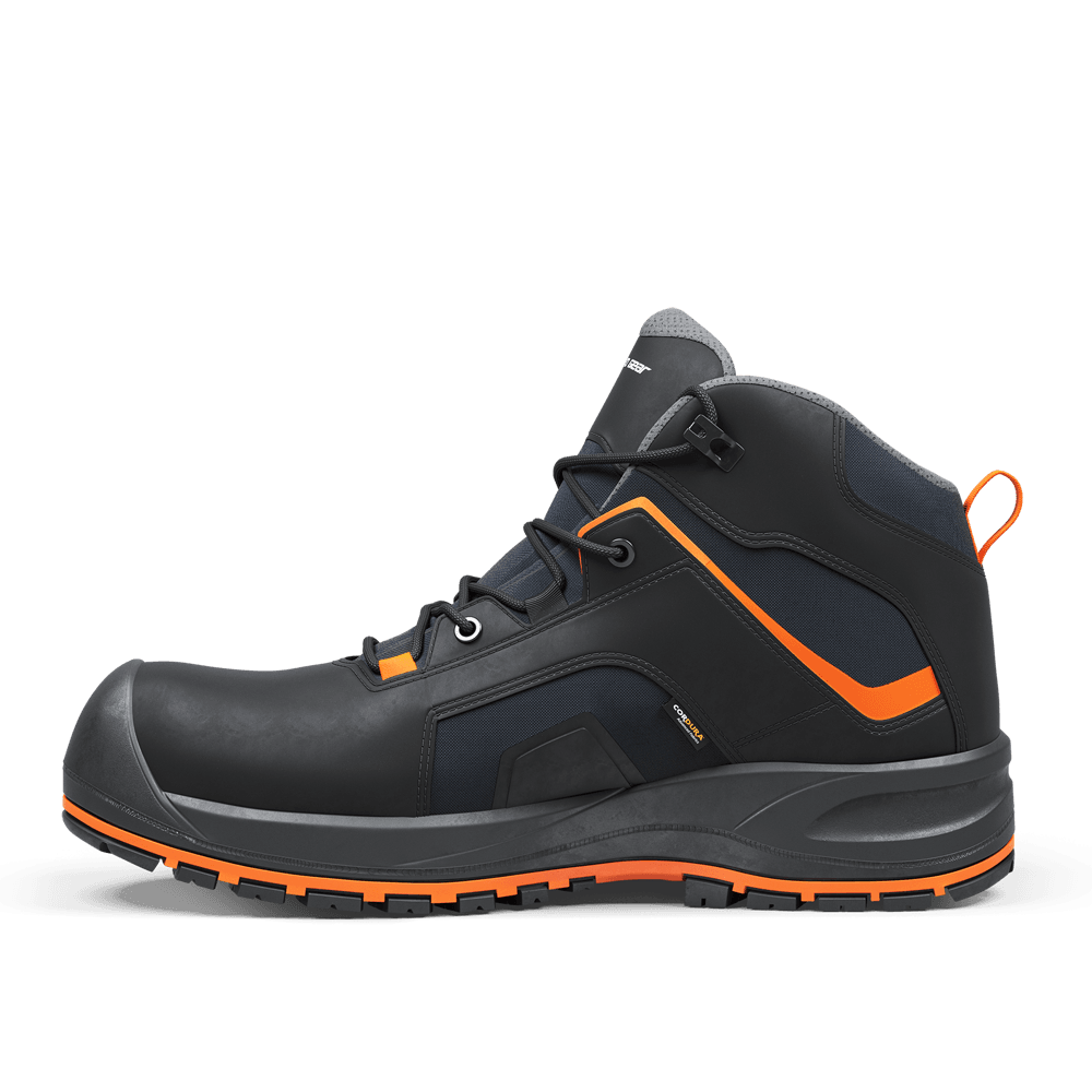 Solid Gear SG73004 Falcon 2 Mid Safety Boots Black / Orange