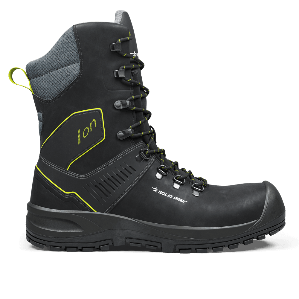 Solid Gear SG73103 Ion High SR Fiberglass Safety Boots Black