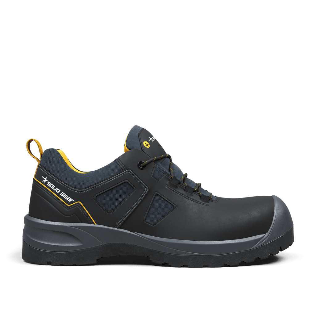 Solid Gear SG73201 Essence Low Fiberglass Safety Shoes Black