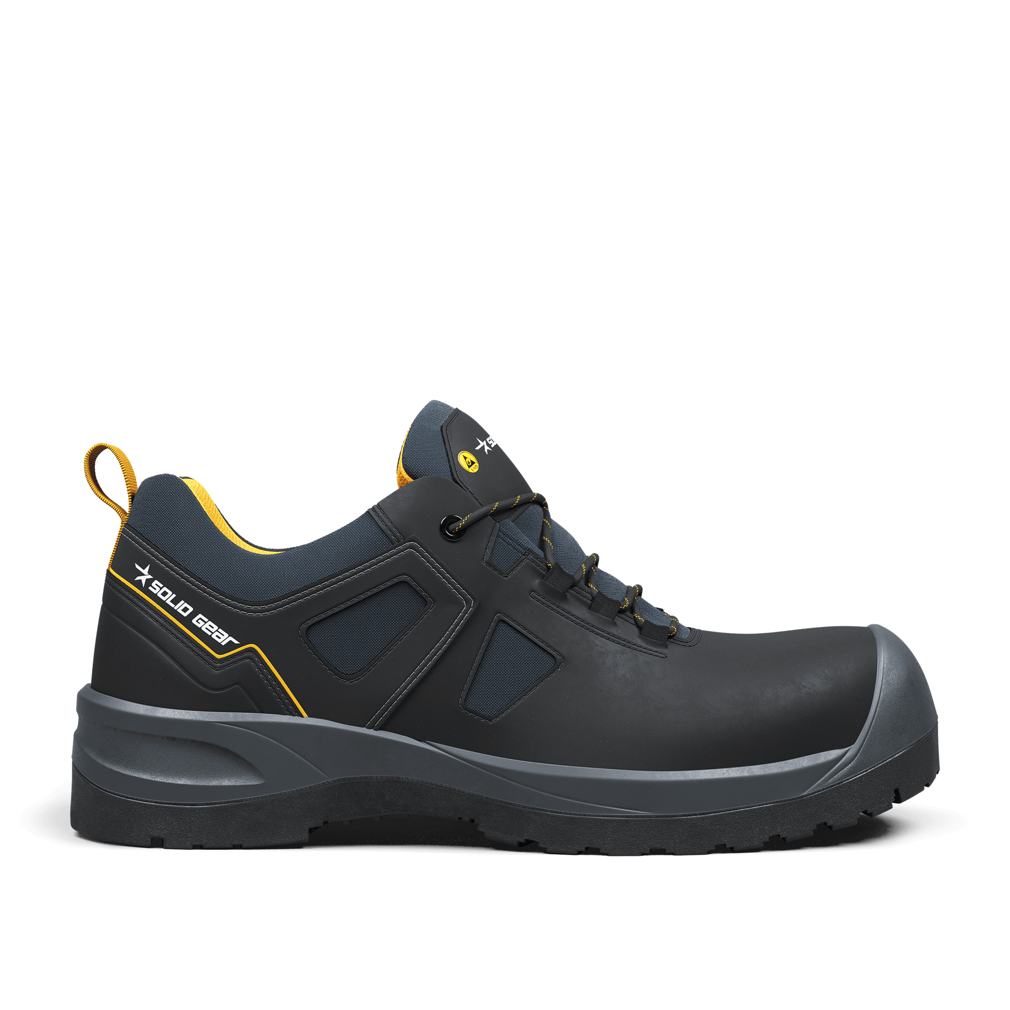 Solid Gear SG73201 Essence Low Fiberglass Safety Shoes Black