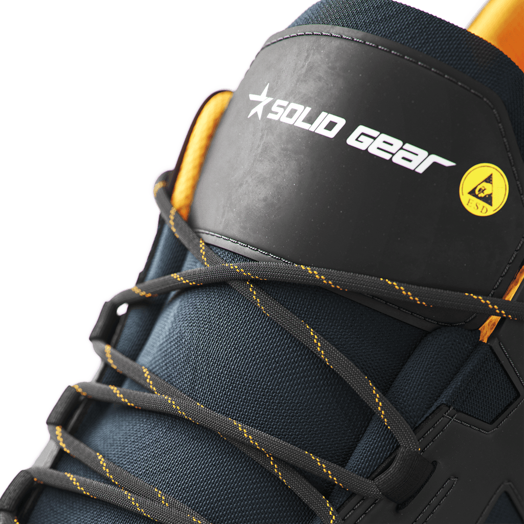 Solid Gear SG73201 Essence Low Fiberglass Safety Shoes Black
