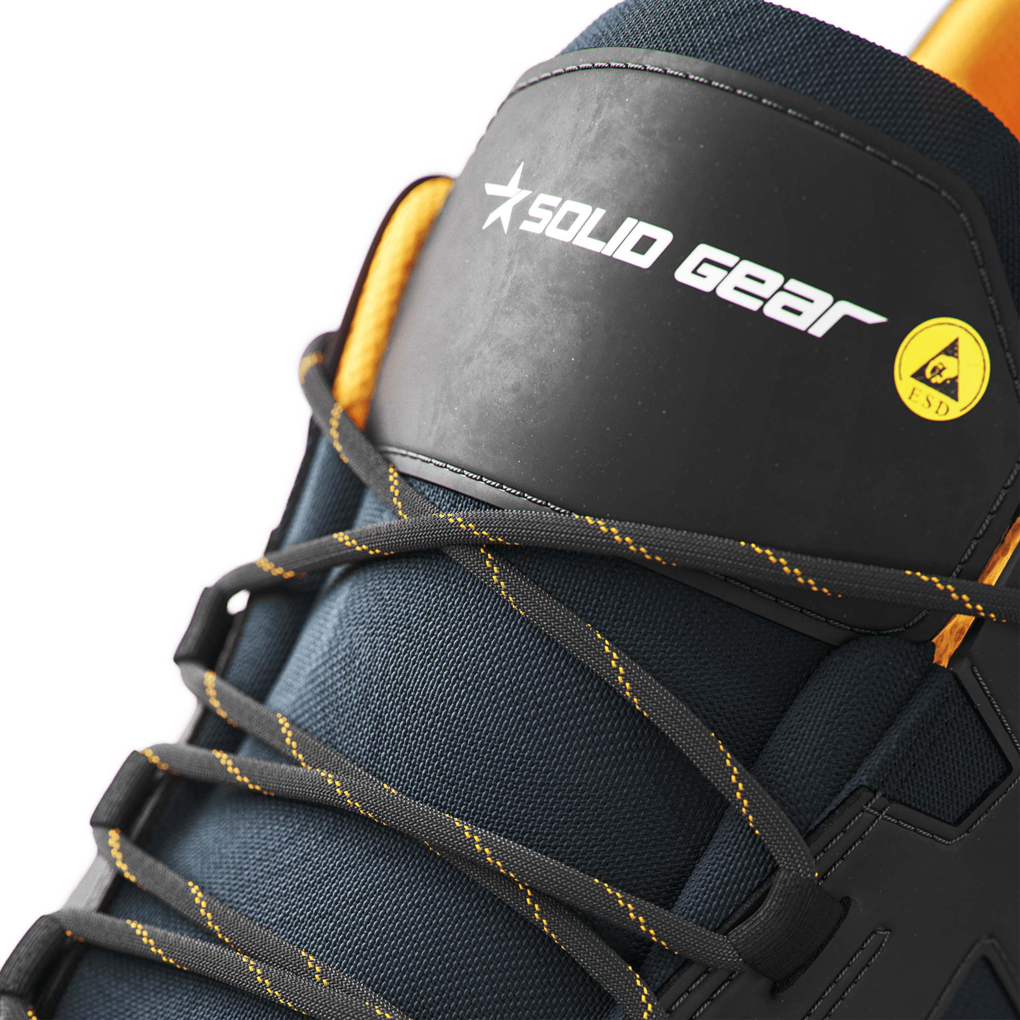 Solid Gear SG73201 Essence Low Fiberglass Safety Shoes Black