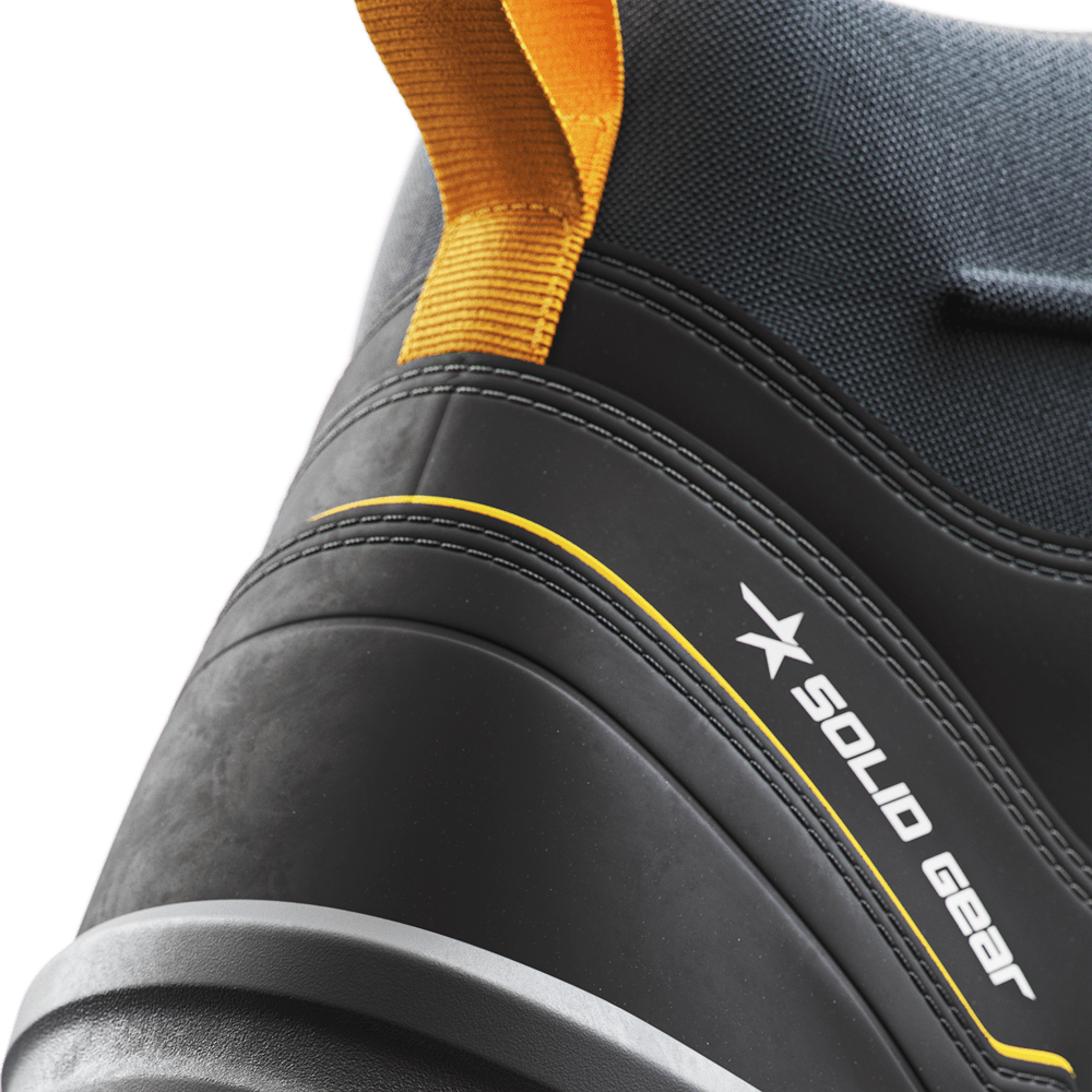 Solid Gear SG73202 Essence Mid Fiberglass Safety Boots Black