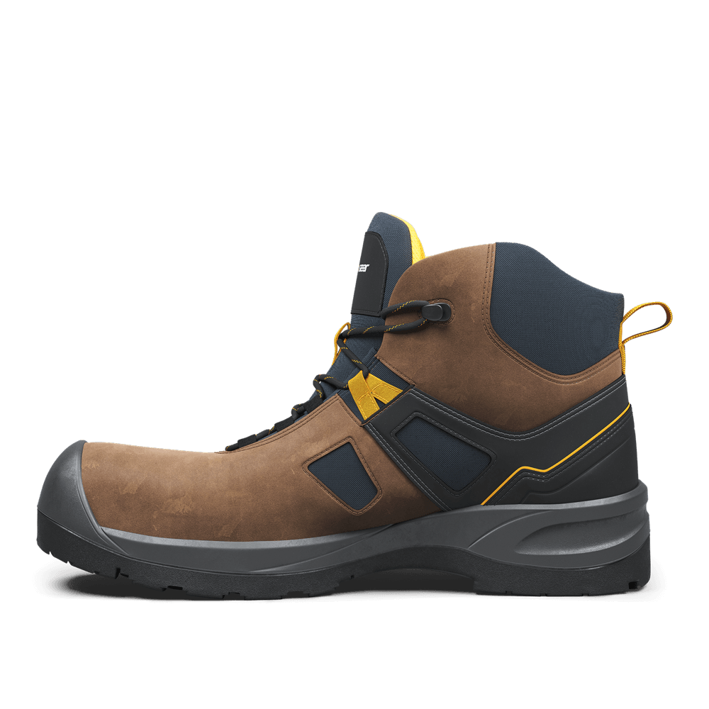 Solid Gear SG73204 Essence Mid Fiberglass Safety Boots Brown