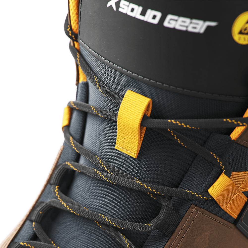 Solid Gear SG73204 Essence Mid Fiberglass Safety Boots Brown