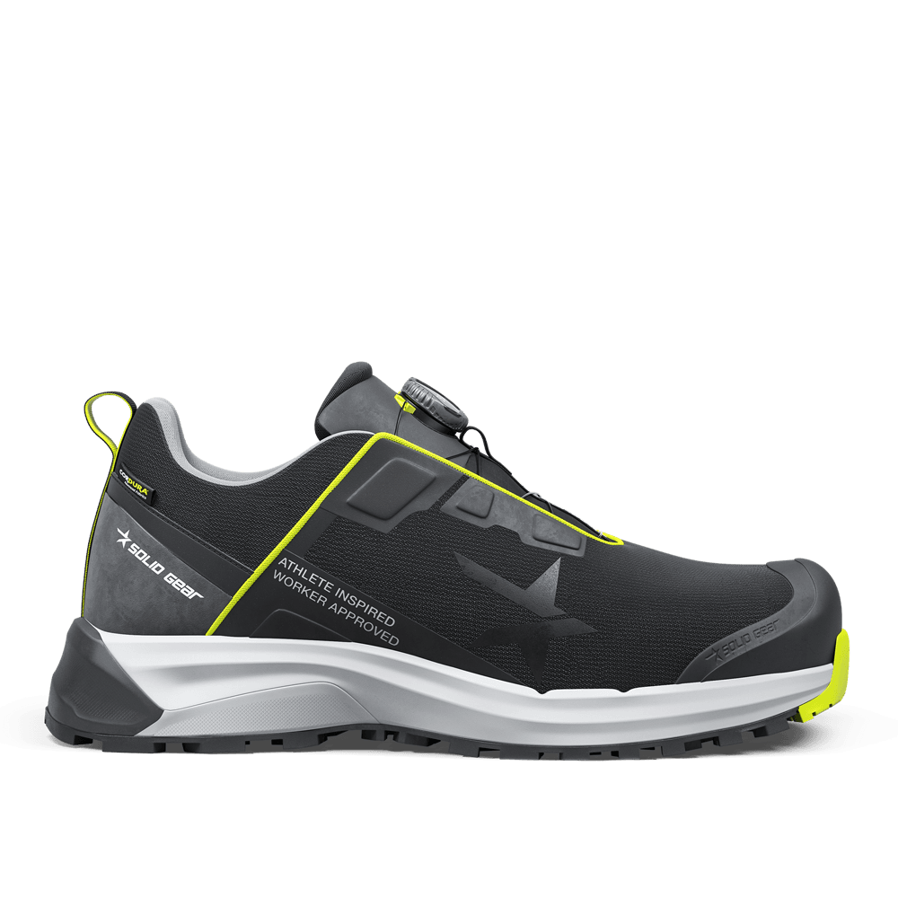 Solid Gear SG80125 Haze 2 Low Safety Trainers Shoe Black / Green