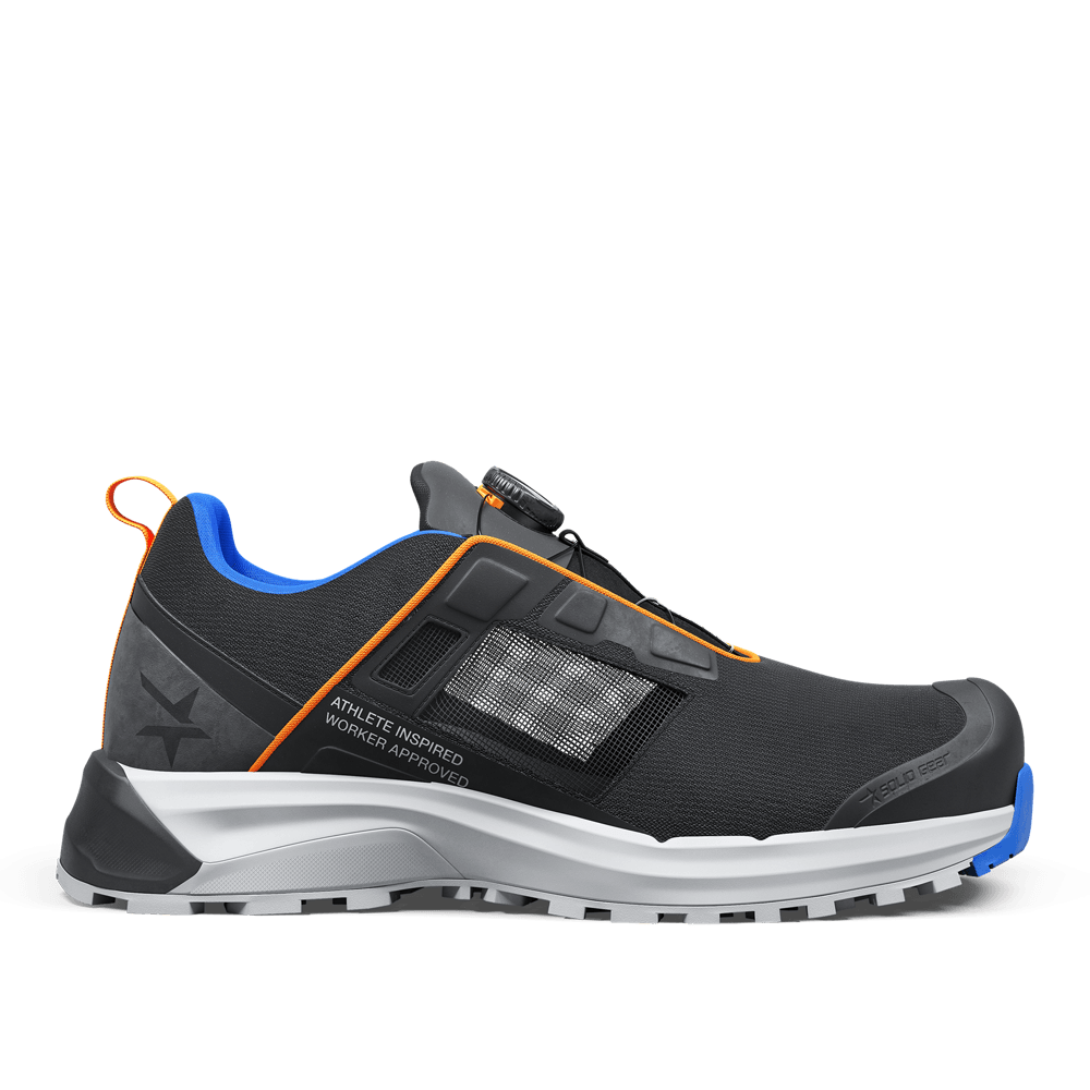 Solid Gear SG80127 Haze 2 Air Low Safety Trainers Shoe Black / Orange
