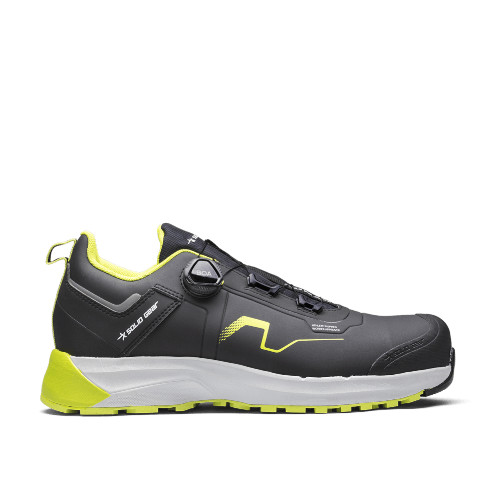 Solid Gear SG80204 Sonar Low BOA NANO Safety Trainers Black