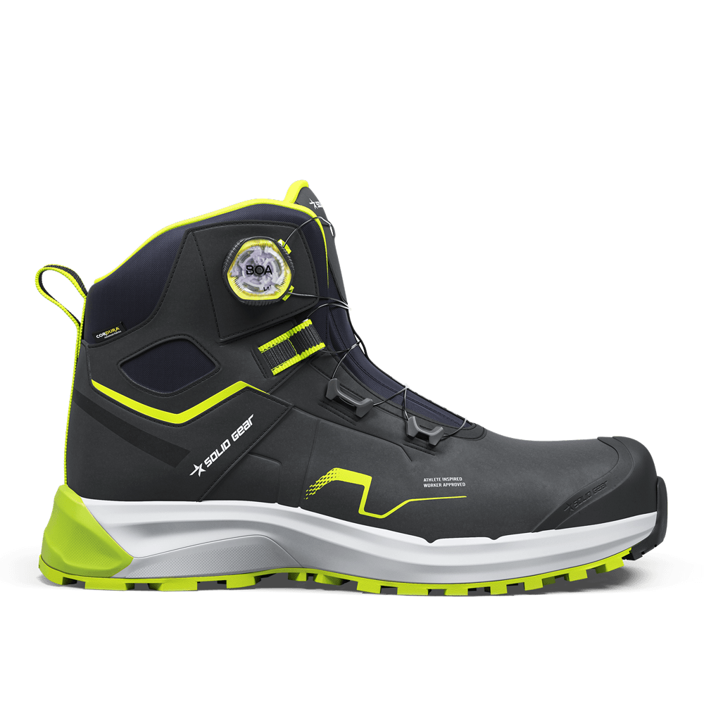 Solid Gear SG80205 Sonar Mid BOA NANO Safety Boots Black/Green